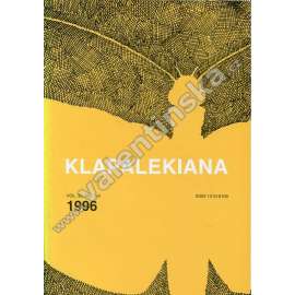 Klapalekiana, vol. 32, no 3-4 (1996)