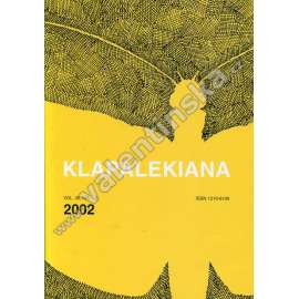 Klapalekiana, vol. 38., no. 1-2 (2002)