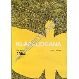 Klapalekiana, vol. 40, no. 1-2  (2004)