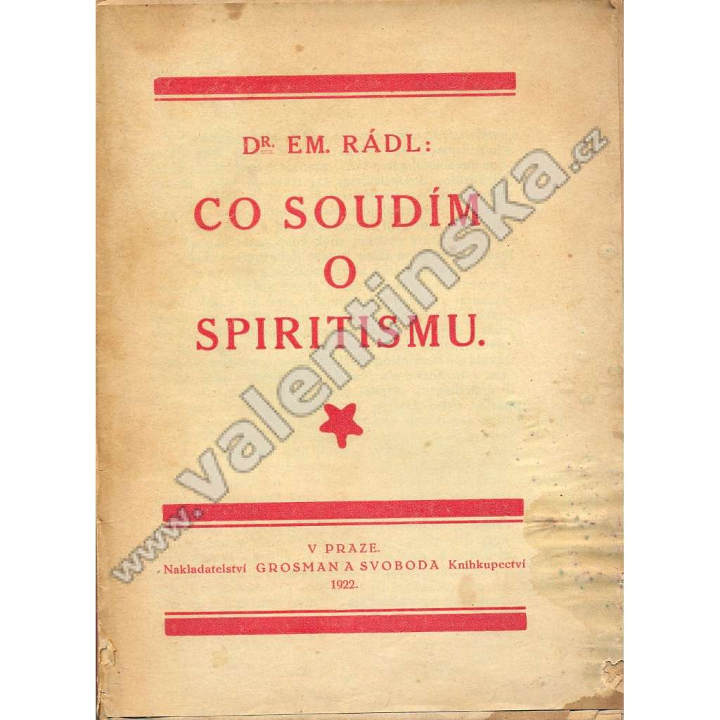 Co soudím o spiritismu