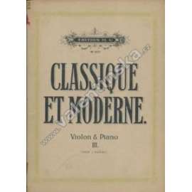 Classique et moderne III.