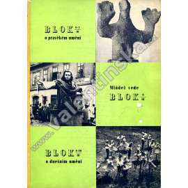 Blok, číslo 6-10/III, 1949 (časopis, umění, literatura, divadlo, fotografie, mj. Pravěké umění, keramika - slované, Petr Skácel, Mezinárodní filmový festival 1949, Realismus v tanci)