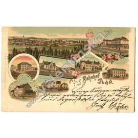Planá, Tachov, Mariánské Lázně, litografie