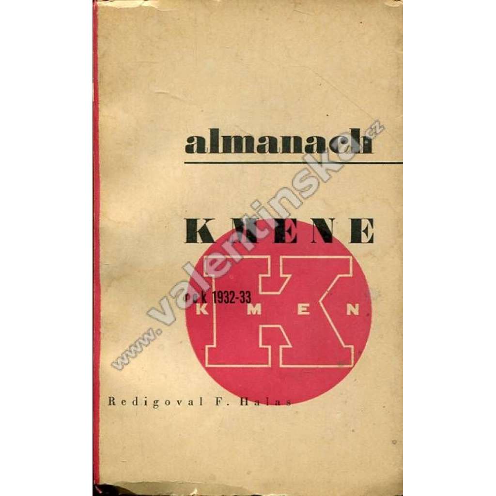 Almanach Kmene na rok 1932 - 1933
