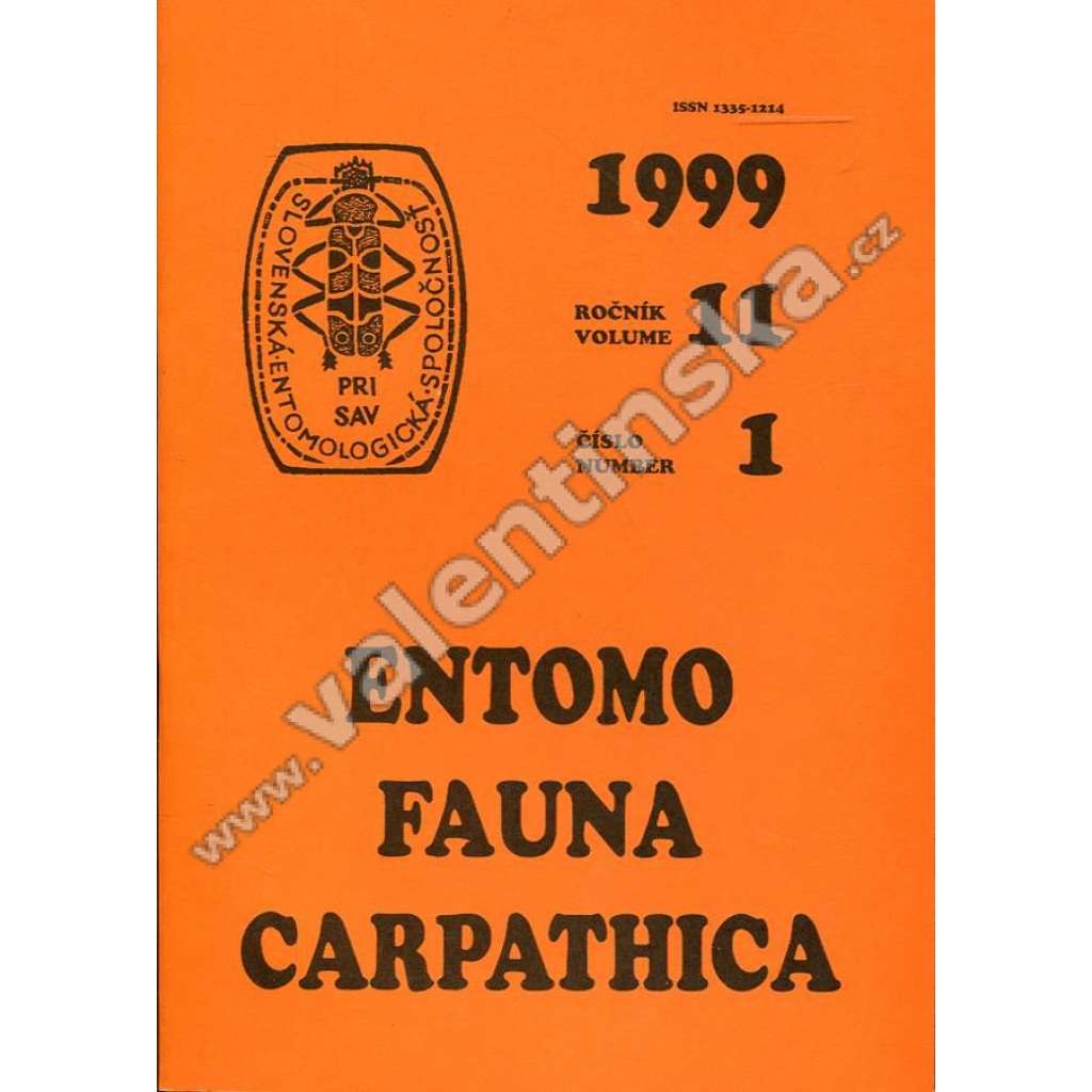 Entomofauna carpathica, 1/1999 (r. 11)