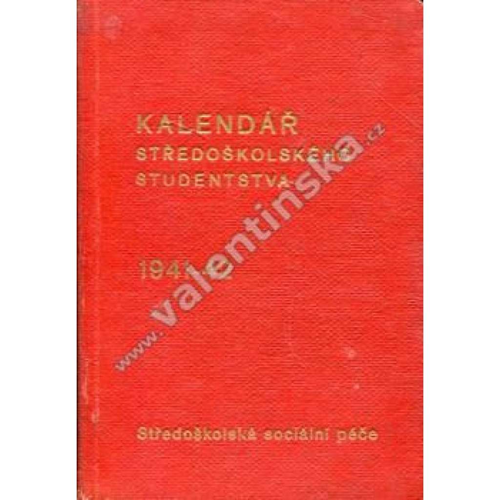 Kalendář středoškol. studentstva, 1941-42
