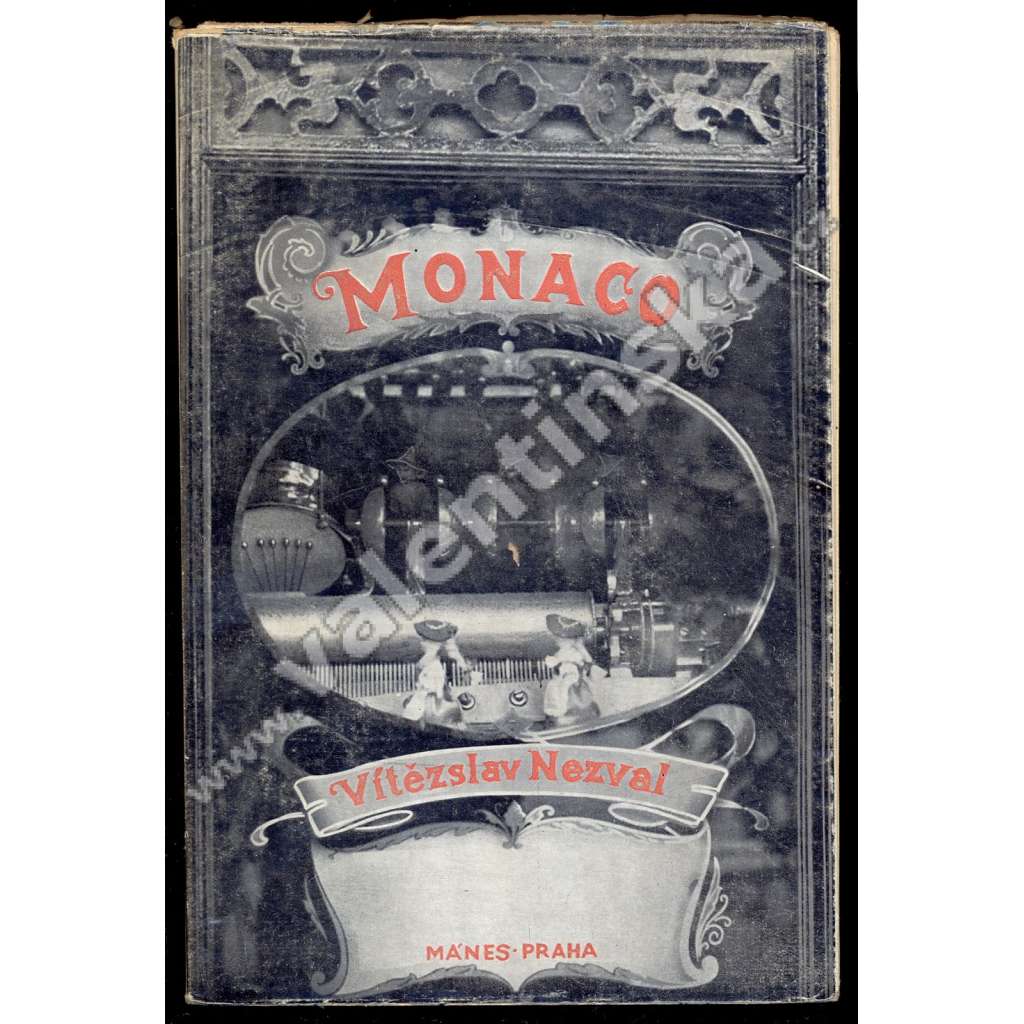 Monaco (obálka Jindřich Štyrský) Vítězslav Nezval (román)