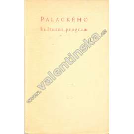 Palackého kulturní program z r. 1837