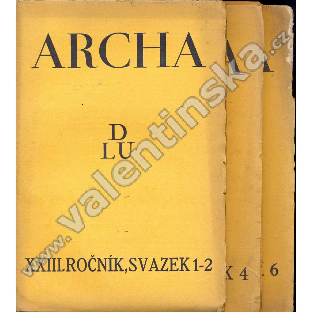 Archa, r. XXIII. (1935) - nekompletní