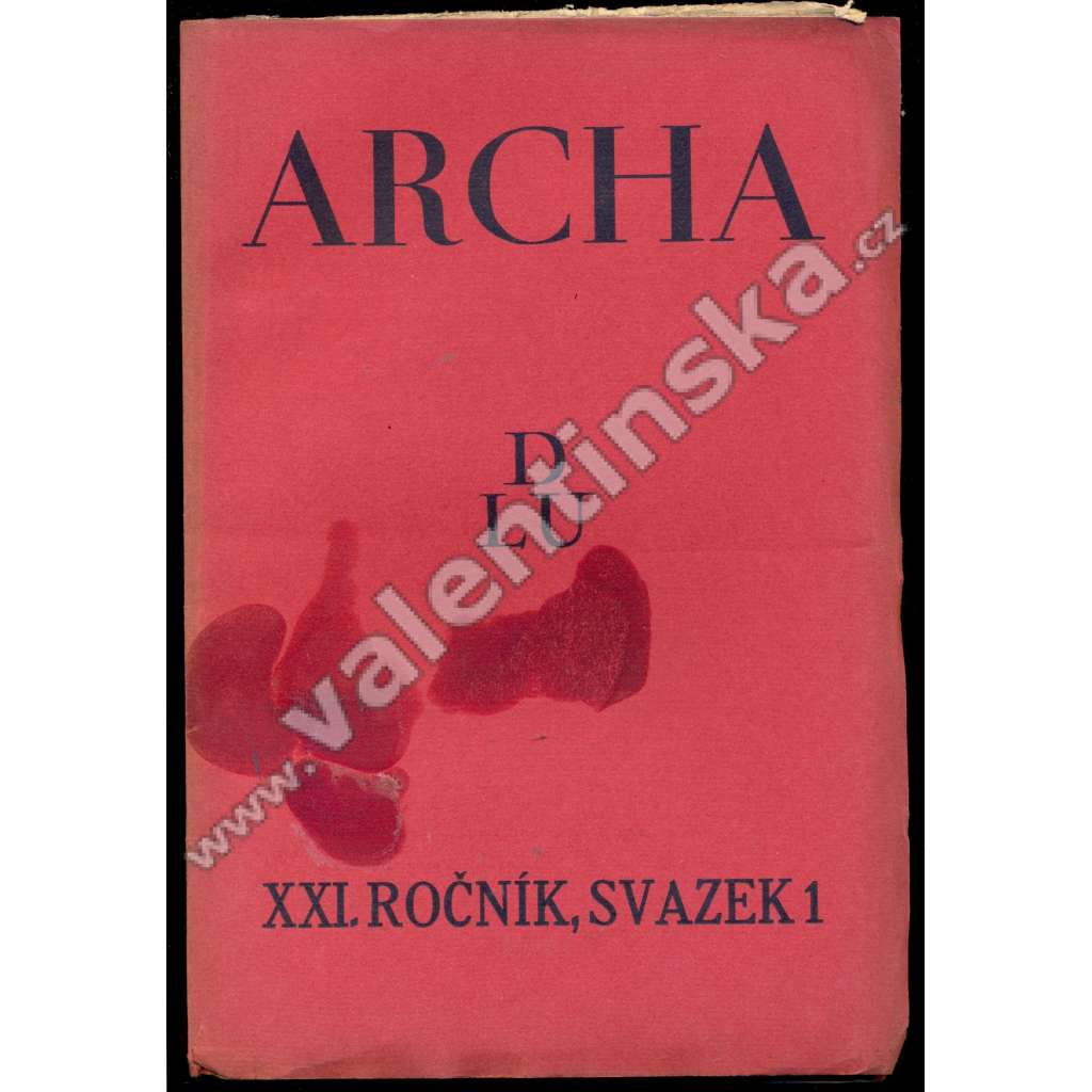 Archa: Revue pro literaturu..., r. XXI. (1933)