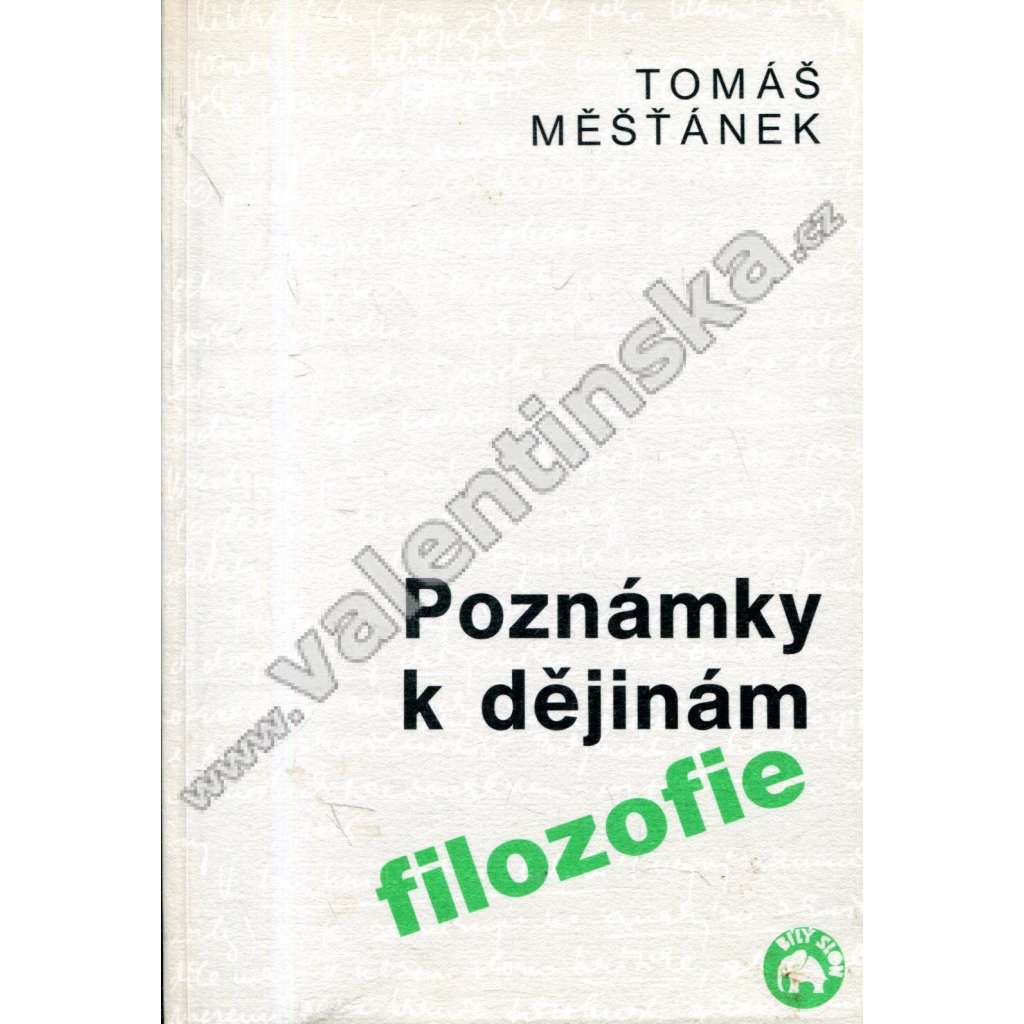 Poznámky k dějinám filozofie