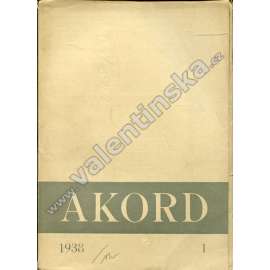 Akord, 1/1938, časopis, katolicky orientovaný měsíčník