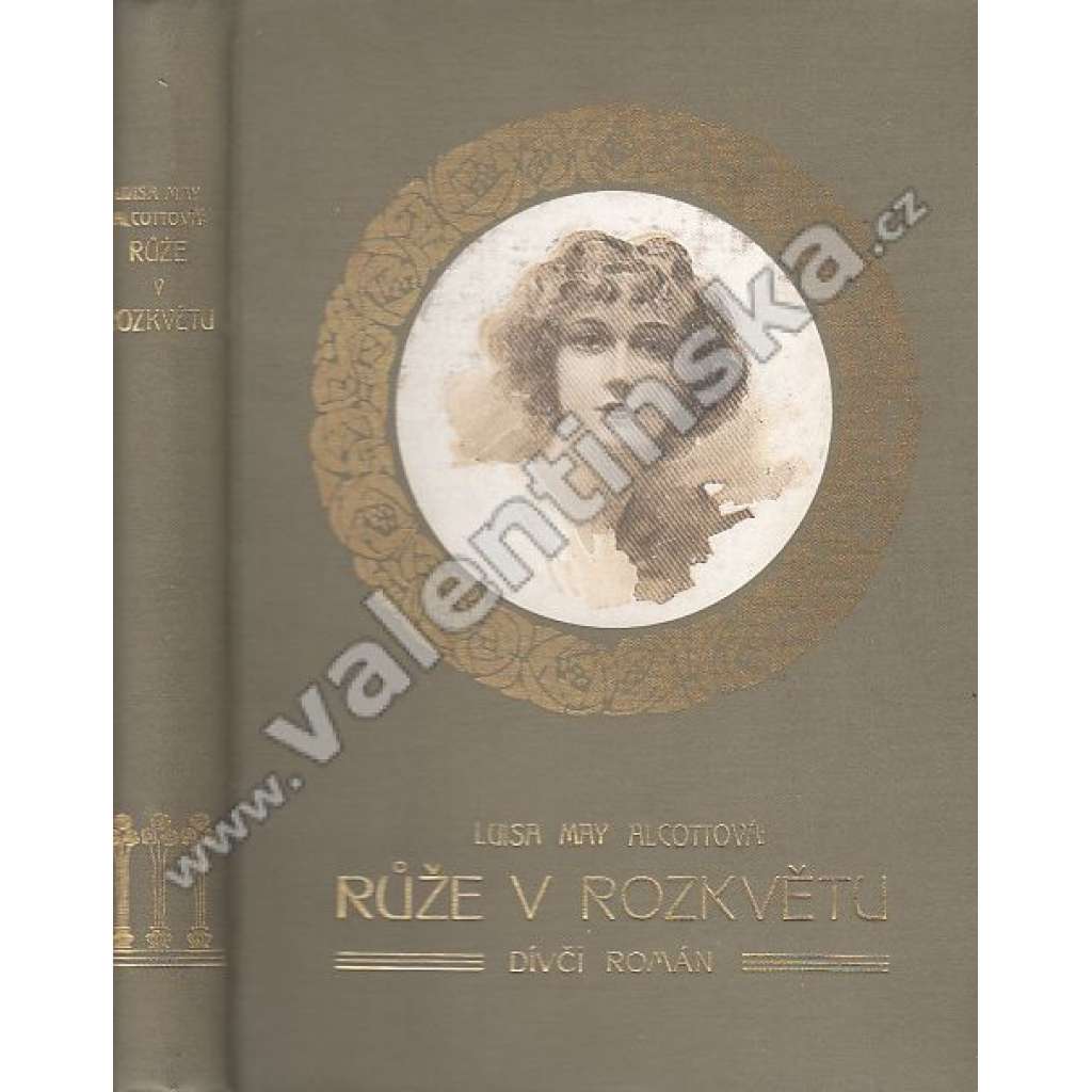 Růže v rozkvětu [secesní vazba]