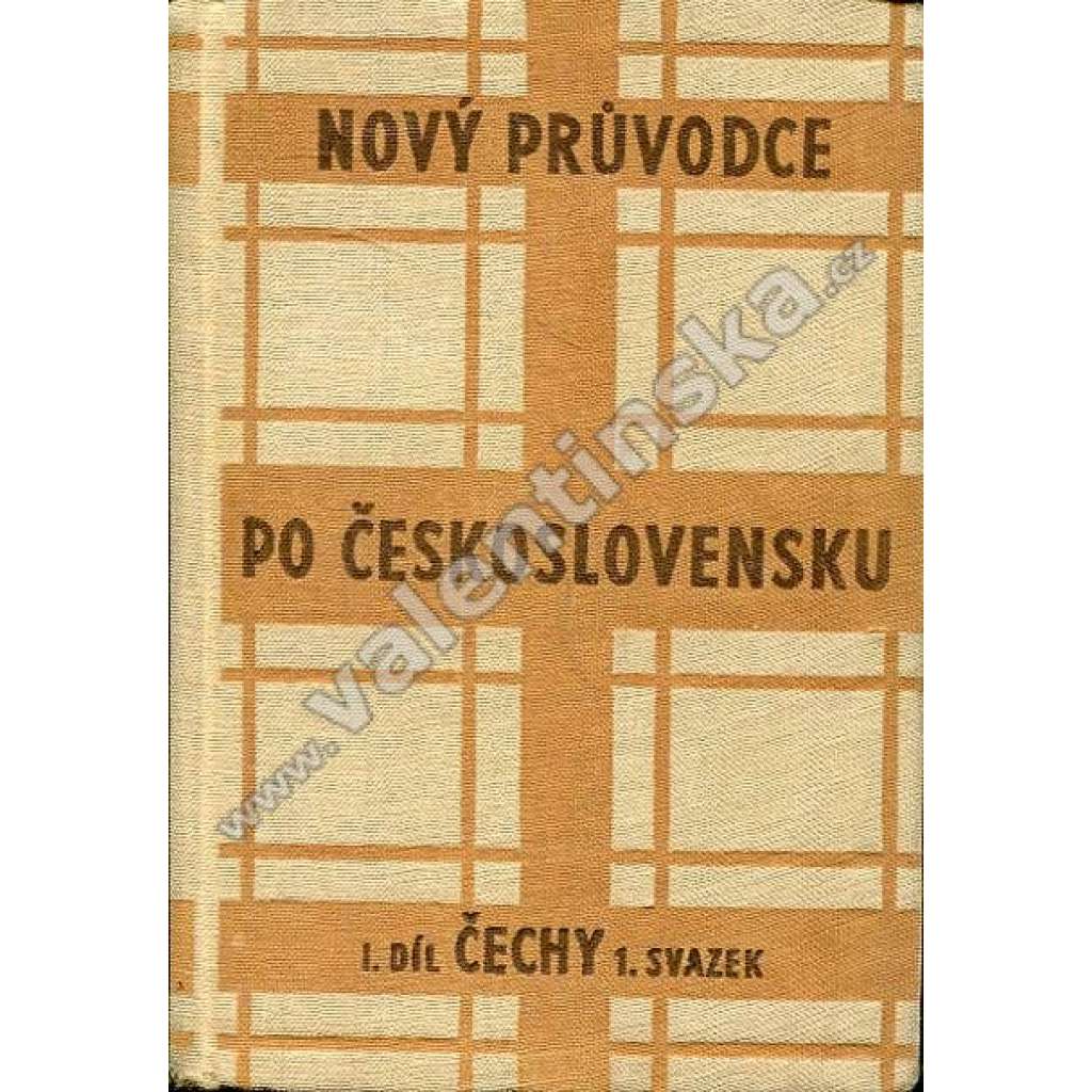 Nový průvodce po Československu. Čechy I- jižní Čechy a jihozápad středních Čech (uvnitř mapy)
