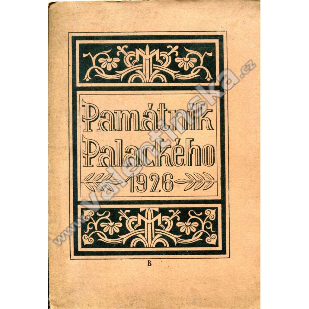 Památník Palackého 1926