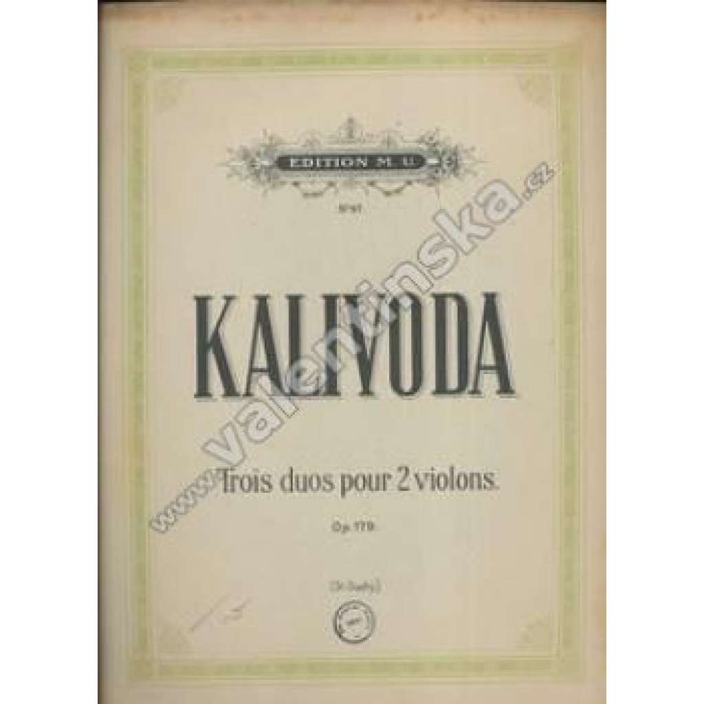 Trois duos pour 2 violons