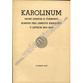 Karolinum: První zpráva o činnosti komise pro...