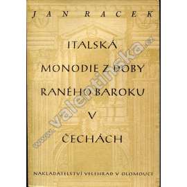 Italská monodie z doby raného baroku v Čechách