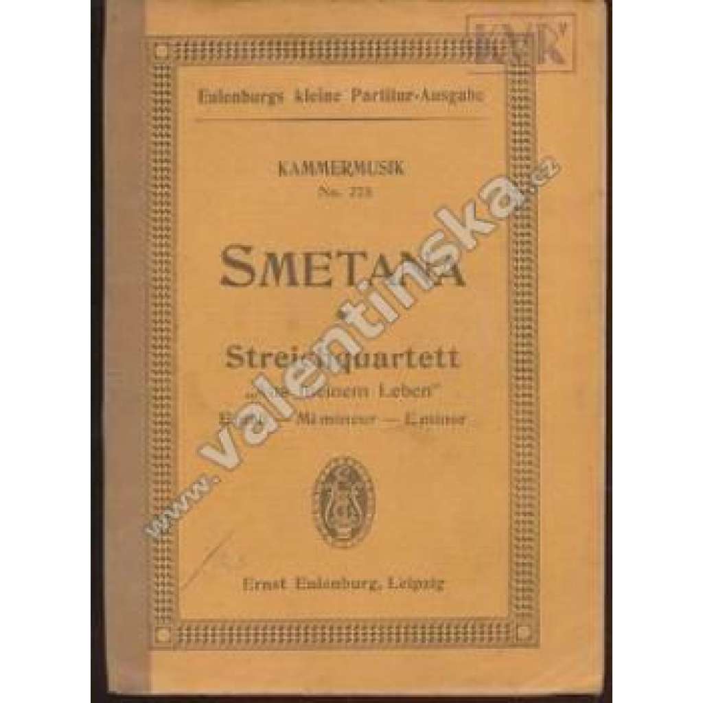 Streichquartett  E moll - E minor - Mi mineur