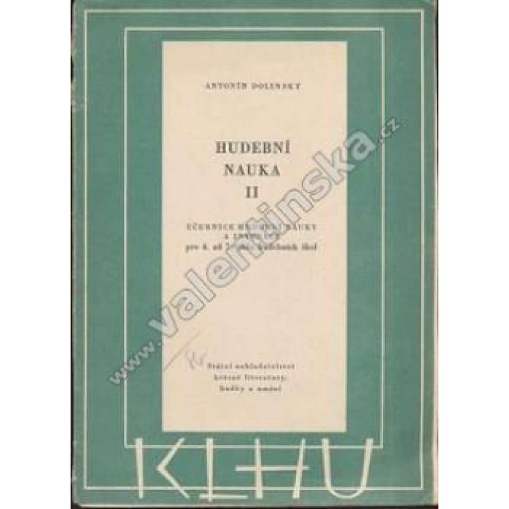 Hudební nauka II.