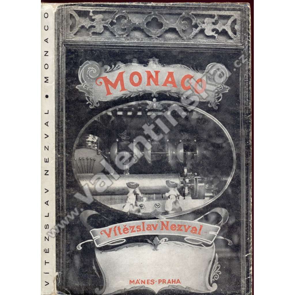 Monaco (obálka Jindřich Štyrský) Vítězslav Nezval (román)
