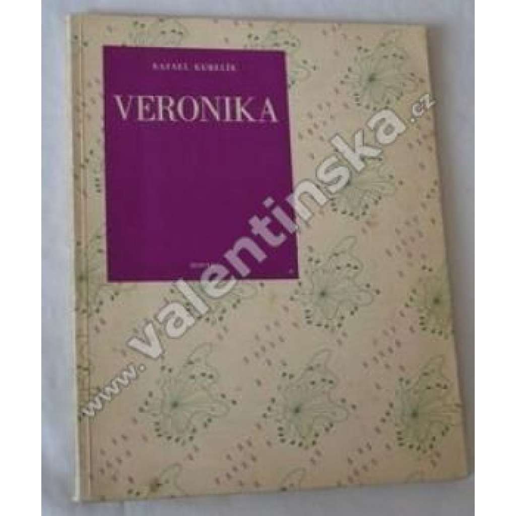 Veronika - Výňatky ze zpěvohry (Rafael Kubelík, opereta, noty pro zpěv a klavír) (obálka od Toyen)