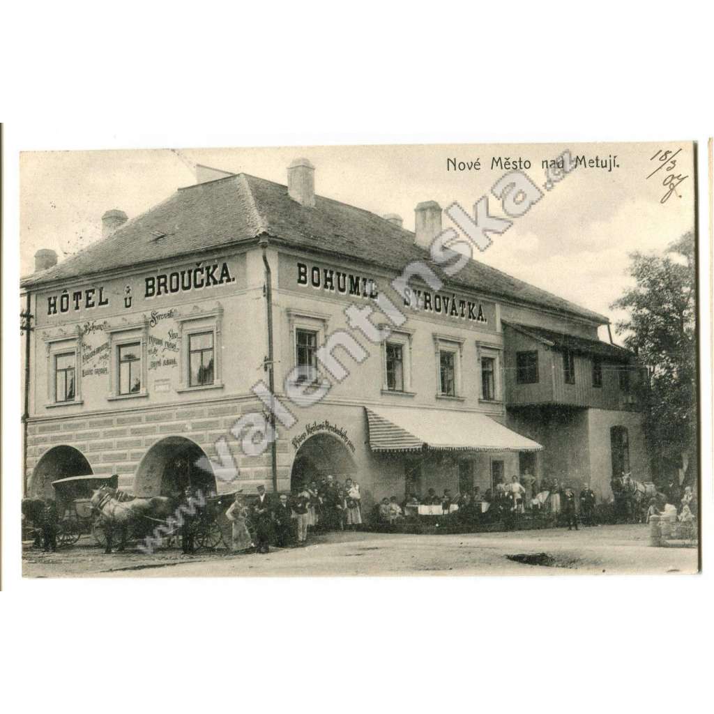 Nové Město nad Metují, Náchod,, restaurace, hotel