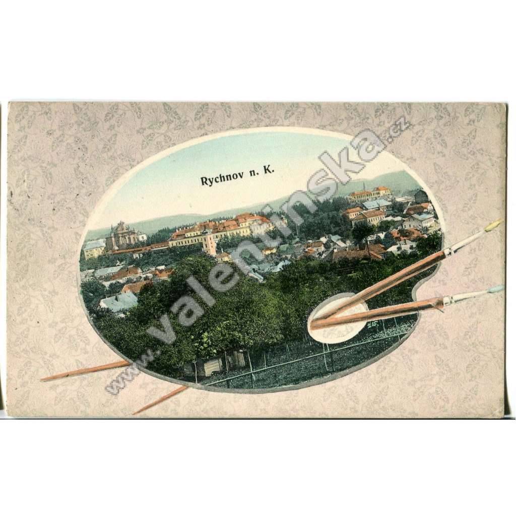 Rychnov nad Kněžnou,, koláž - paleta