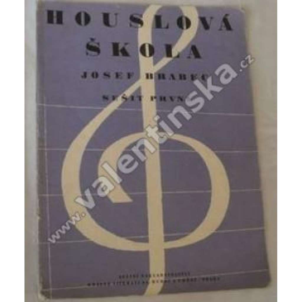 Houslová škola, sešit 1.