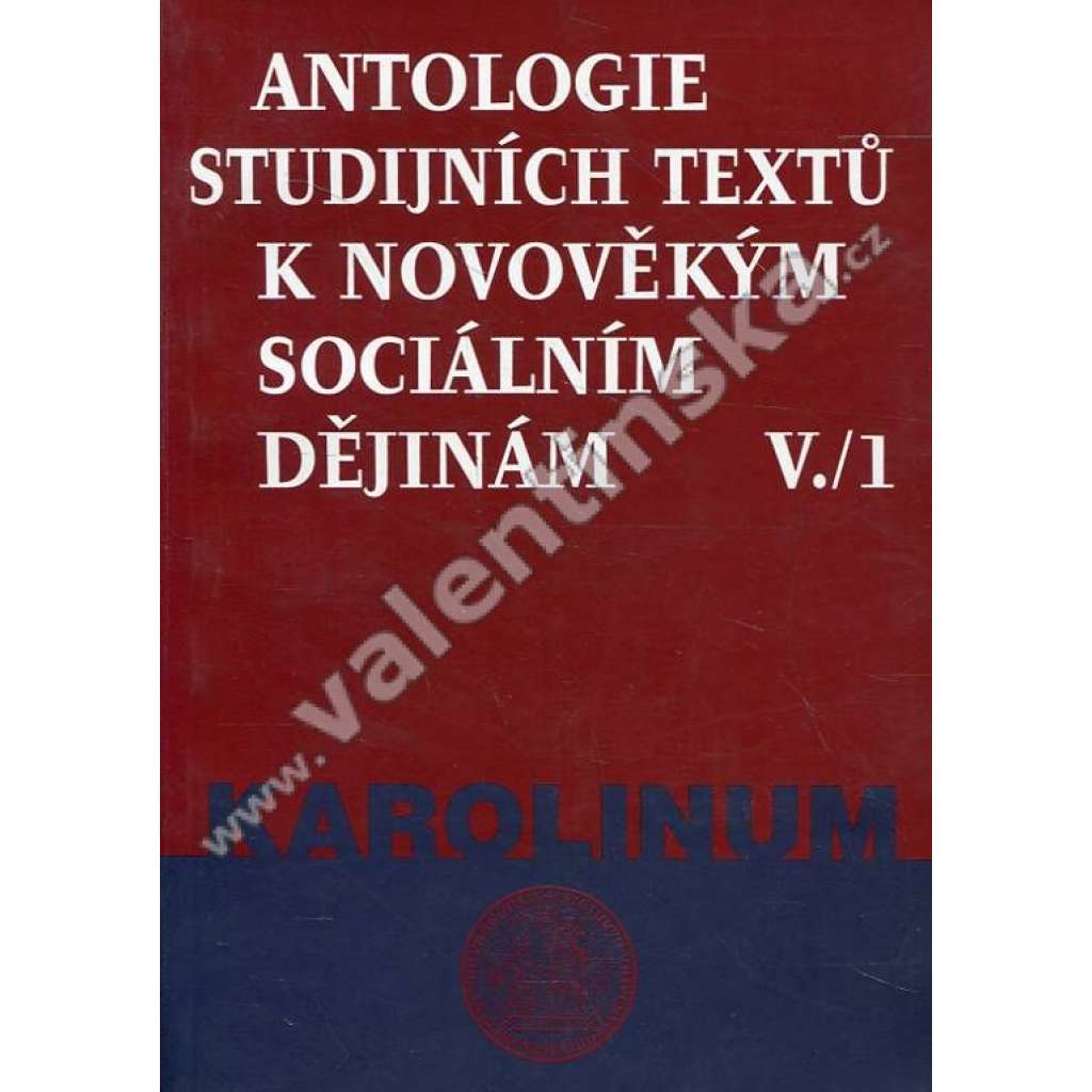 Antologie studijních textů k novověkým...