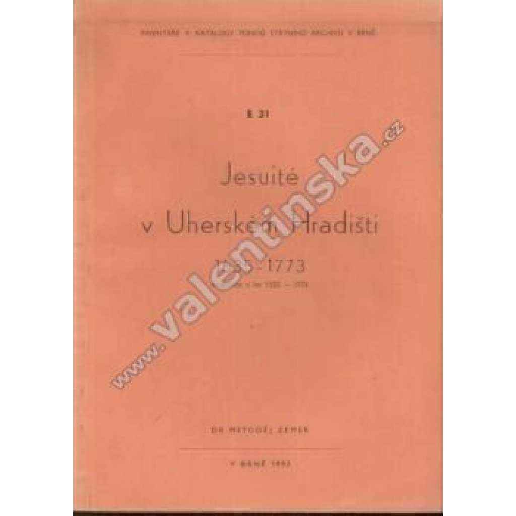 Jesuité v Uherském Hradišti 1635 - 1773
